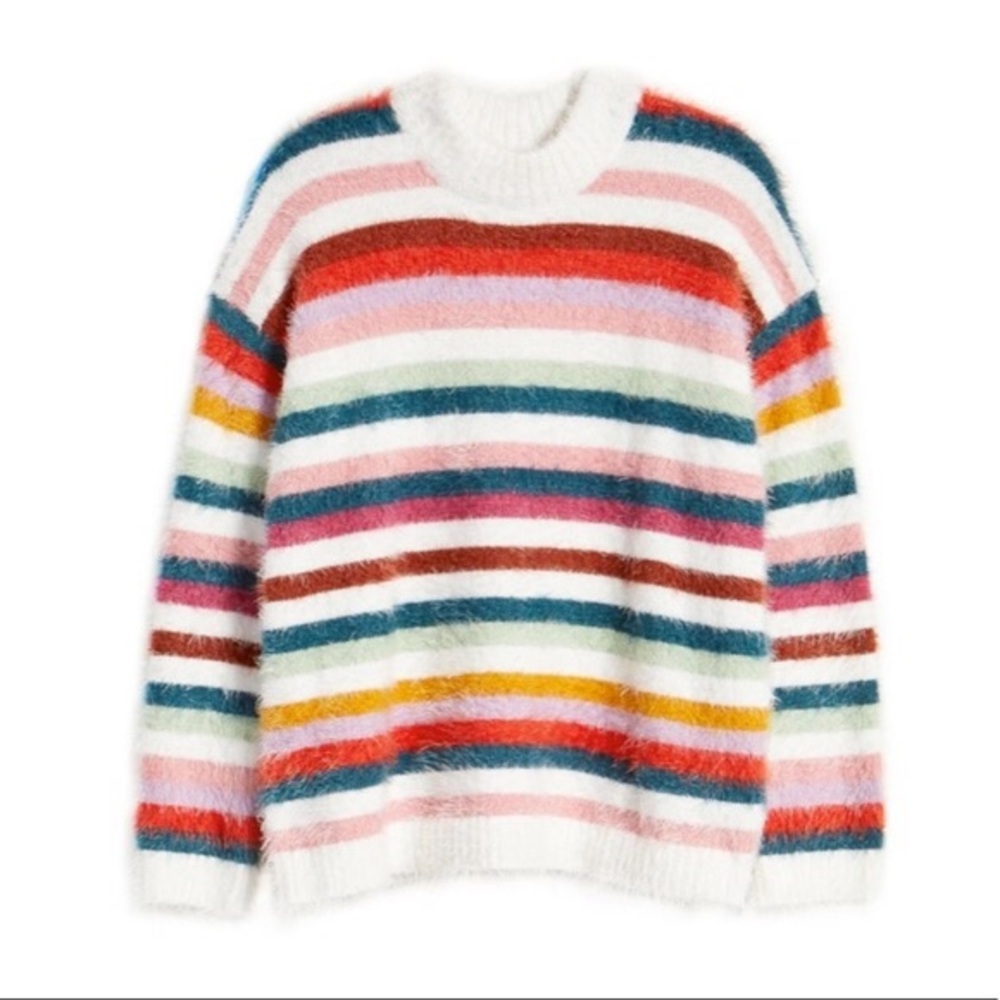 MINKPINK Debby Eyelash Stripe Sweater